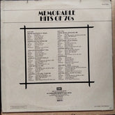 Various - Memorable Hits Of 70s (Vinyl)